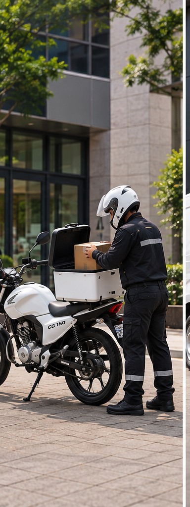 Motoboy para entregas empresariais